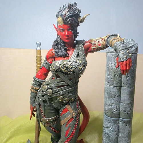 Άγαλμα Karlach ρητίνης 3D εκτυπωμένο από Baldur's Gate 3 καινούργιο