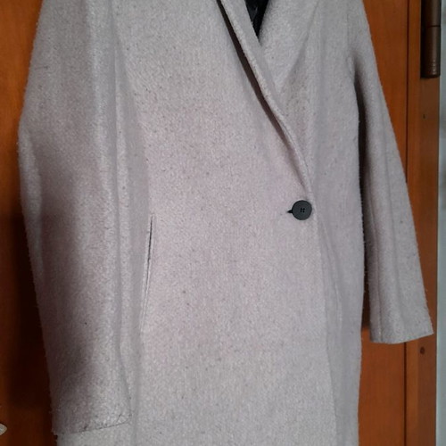 Zara gray ice coat used, size medium