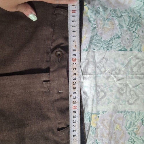 Men's fabric pants used, summer brown, size Large/XL