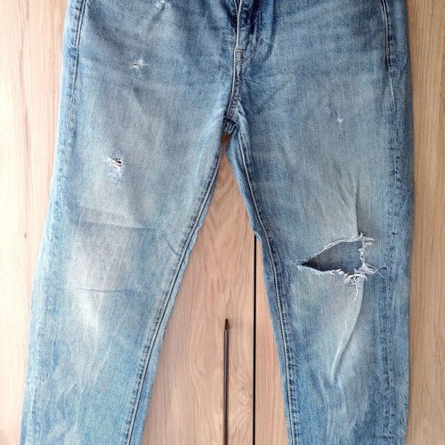 G-Star Raw Midge Saddle Boyfriend Jeans used, distressed, blue