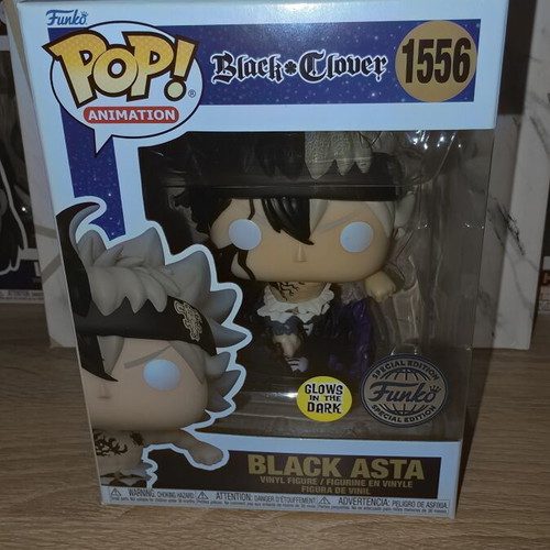 Funko Pop Black Asta 1556 vinyl figure like new