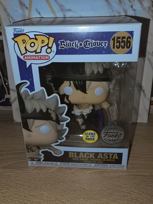 Funko Pop Black Asta 1556 vinyl figure like new