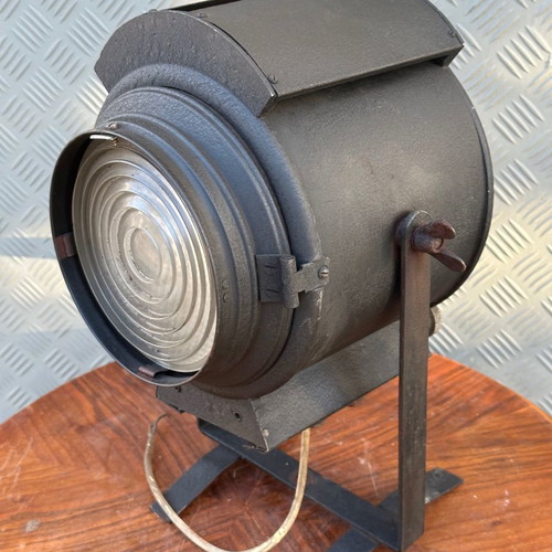 Old French theater projector used, functional