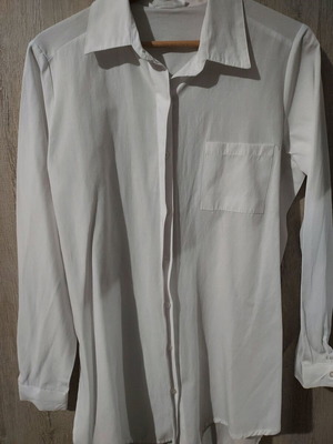 Women's white shirt like new, size L