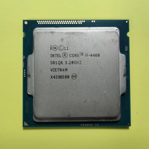 Intel Core i5 4460 processor used, socket 1150