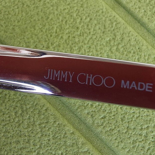 Jimmy Choo Ora/S 1KLNQ Cat Eye Sunglasses Like New, Gold and Silver