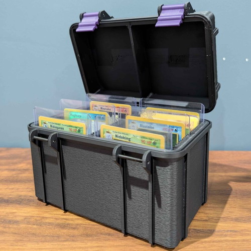 Pokémon Storage Box for Top Loaders, Holds Up to 50 Sleeves