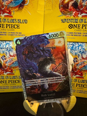 One Piece TCG Rob Lucci Card New