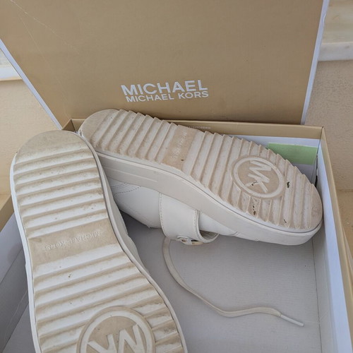 Michael Kors sneakers like new, size 37.5, white leather