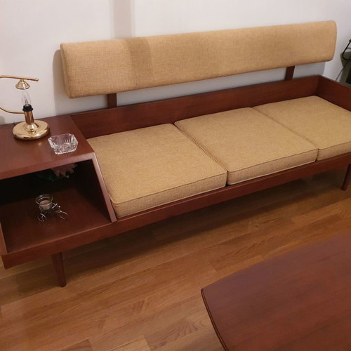 60s era living room set used with 3-seat sofa and armchairs