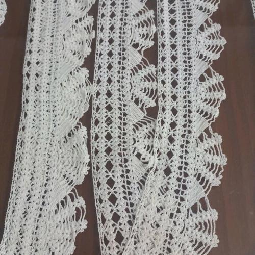 Lace for pillowcases new, set of 4 pairs