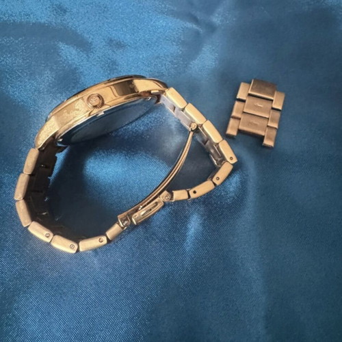 Visetti women's watch used, gold with blue dial