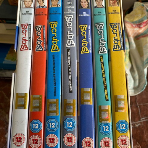 Scrubs comedy series 1-7 used without Greek subtitles