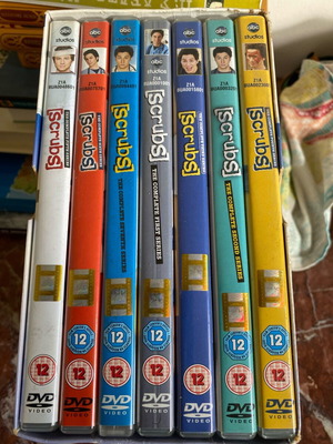 Scrubs comedy series 1-7 used without Greek subtitles