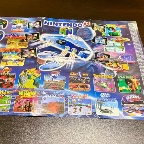 Retro Nintendo αφίσες για N64 και Gameboy σαν καινούργιες, σετ 4