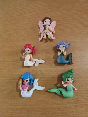 Magiki mermaids and fairy figures set used