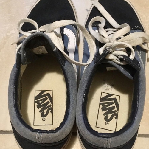 Vans Old Skool blue athletic shoes used size 38