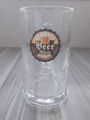 Beer house beer mug used, 0.5 l