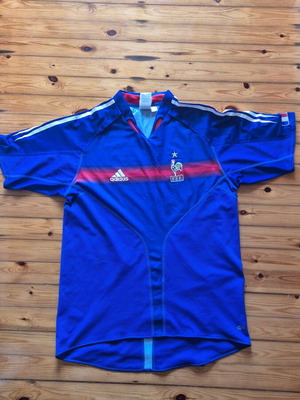 France National Team Jersey 2002 used, authentic