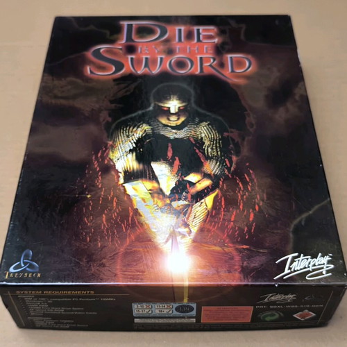 Die By The Sword PC CD-ROM like new, Big Box