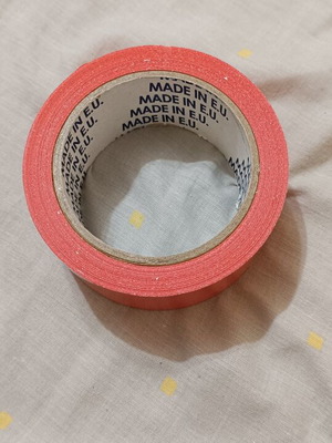 Plastic PVC Packaging Tape like new, 50 mm width, made in E.U.