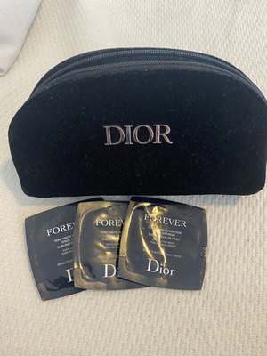 Dior toiletry bag and Forever Dior set like new
