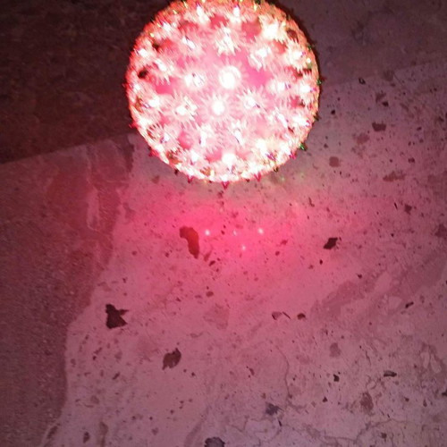 Illuminated ball used