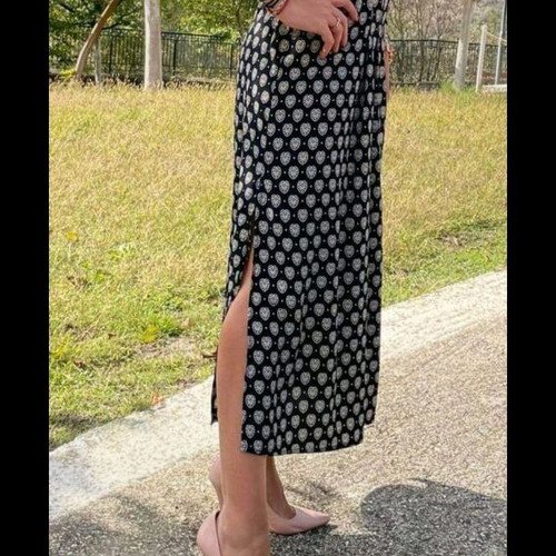Desiree dress like new, size small, black and beige