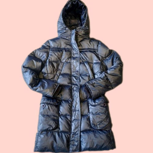 Original Marin’s long down jacket like new, size S, blue-black