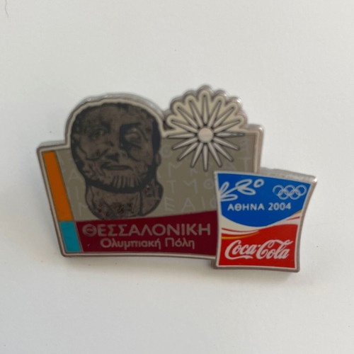 Coca Cola Athens 2004 Olympic Games Sponsor Pin used