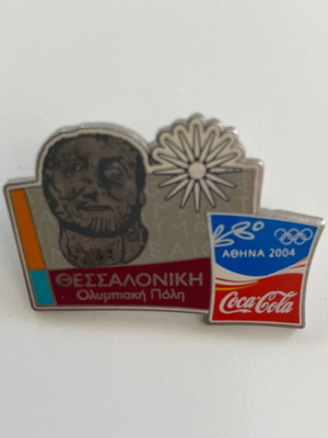 Coca Cola Athens 2004 Olympic Games Sponsor Pin used