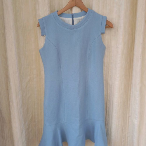 Handmade blue dress like new, Tailormade, size S