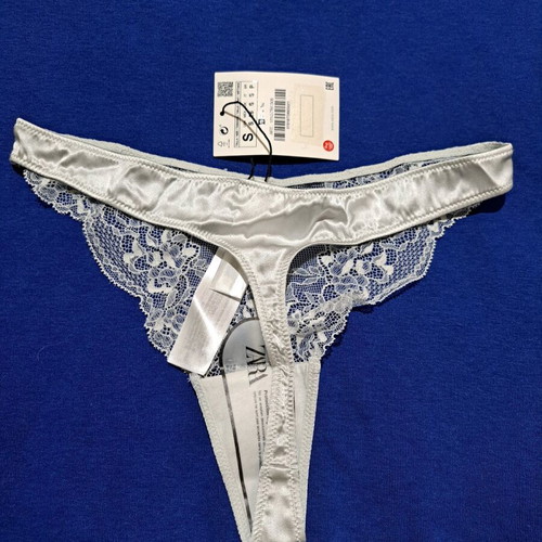 Zara Silk Thong Small New