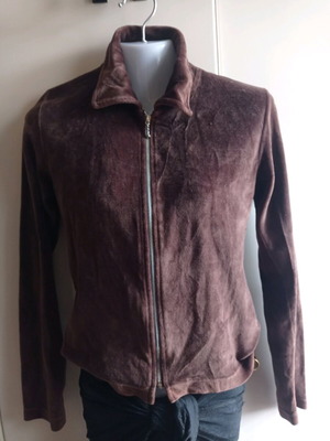 Artisti Italiani cardigan used brown velvet, size S