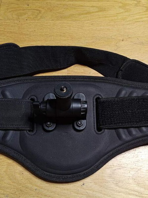 Waist mount belt with 1/4" mount like new for action cameras