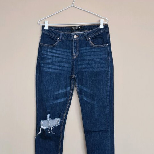Pink Woman jeans like new, size L, blue