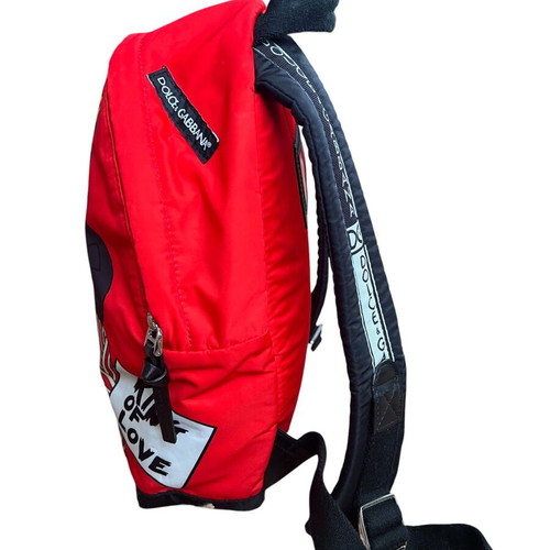 Dolce & Gabbana backpack used, red