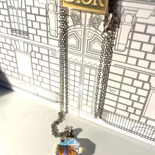Swarovski necklace with multicolor stone new unworn