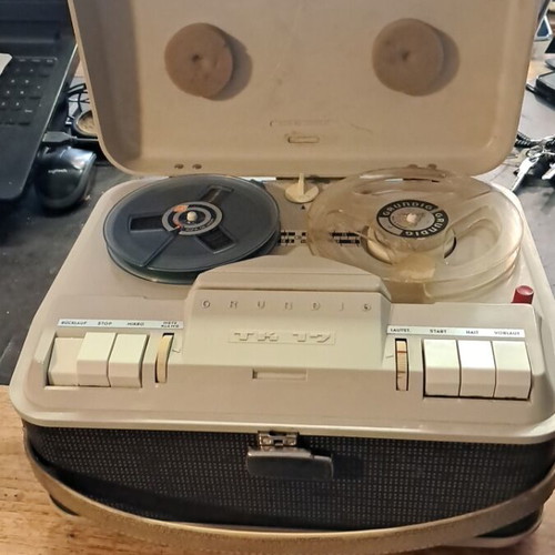 Grundig reel-to-reel tape recorder used, needs minor service