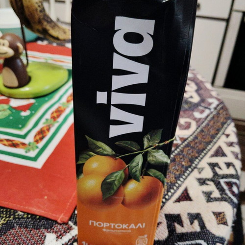 Viva orange fruit drink pack of 4 x 1L new