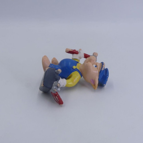 Vintage Practical Pig 2" PVC figure by Bullyland Disney used