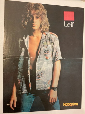 Leif Garrett ένθετο αφίσα από περιοδικό Κατερίνα σαν καινούργιο