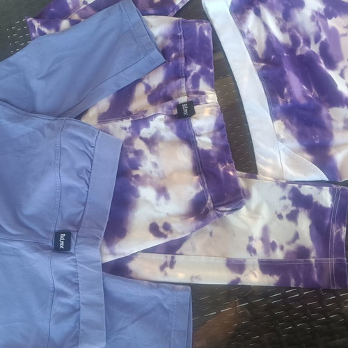 Body Move sports set 3 pieces like new, size 10-12 years, purple tie-dye