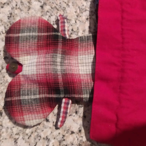 Owl fabric backpack used
