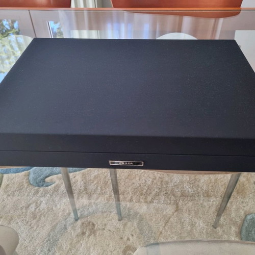 PRADA BOARD MADE OF GENUINE SAFFIANO LEATHER IN BLACK COLOR DATED 1999-2002 APPROX.