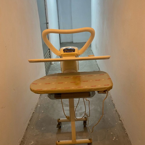Singer ironing press used