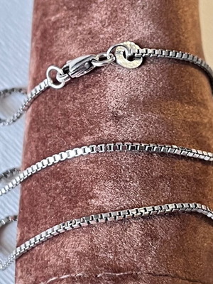 Αλυσίδα λαιμού λευκό χρυσό κ14 σαν καινούργια, σχέδιο βενετσιάνα