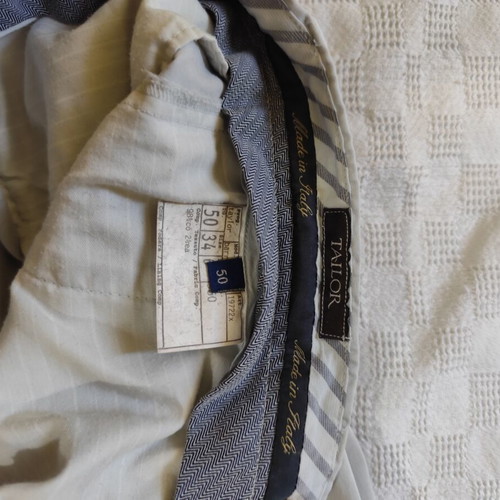 Tailor men's chino pants like new, size L, gray