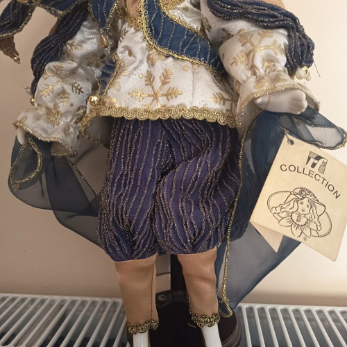 Harlequin porcelain doll RF Collection Germany new