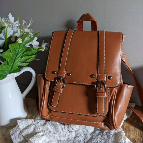 Backpack brown used, good condition
